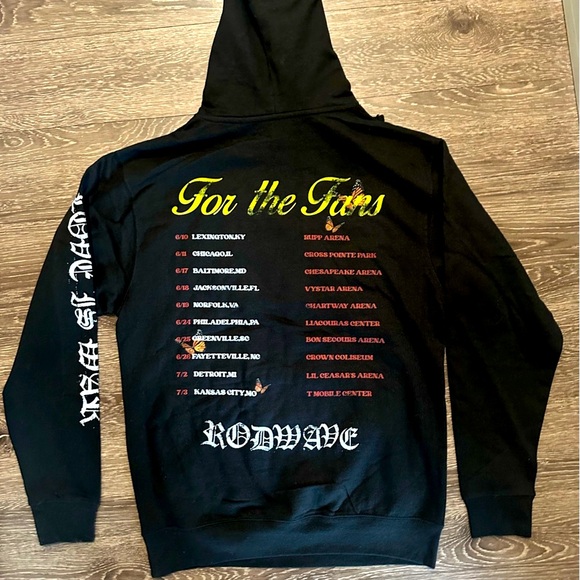 Brand New Rod Wave Tour Merch Hoodie - Picture 2 of 2